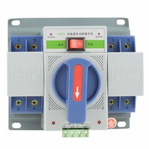 Mini Dual Electronic Power Automatic Circuit Breaker (2P) 220V 63A Transfer - $69.93