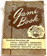 1944 Vintage Game Book by Lowe Condensed Instructions Chess Dominoes Cri... - $169.16 MXN