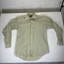Murano Mens Long Sleeve Collar Shirt European Fabric XLT Beige Khaki Stone Sri - £8.94 GBP