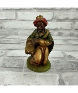 Italy Nativity WISE MAN King 4&quot; Magi Figure Kneeling Christmas - £8.93 GBP