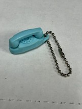 The Princess Phone Keychain Vintage 1950&#39;s Blue Tupperware Bell Telephone - £3.70 GBP