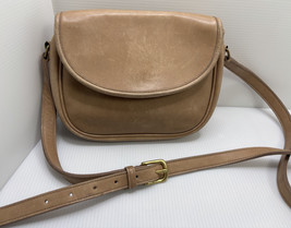 Coach Light Tan Crossbody Bag Purse  Beige 7x9” - $74.79