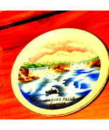 UNIQUE &amp; BEAUTIFUL~Handpainted Canada Niagara Falls 5 in collectors plat... - $43.41 CAD