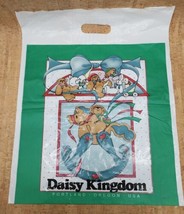 Vintage 1990s Daisy Kingdom Portland Oregon USA Plastic Shopping Bag 16.5&quot; x 21&quot; - £23.73 GBP