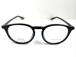 Ermenegildo Zegna EZ 5028-F 001 Asian Fitting Black Round 53mm Men&#39;s Eye... - $3,190.88 MXN