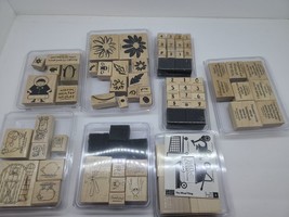 Stampin&#39; Up! Stamp Sets Retired Both New and Used Craft Art - $12.50
