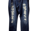 Torrid Premium Boyfriend Jeans Distressed Dark Wash Size 16 RN120684 - $34.57