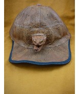 (EL1000-80-2) GENUINE Real Bufo Marinus Cane Toad brown Leather BASEBALL... - £146.27 GBP