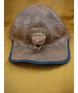 (EL1000-80-2) GENUINE Real Bufo Marinus Cane Toad brown Leather BASEBALL... - $256.27 CAD