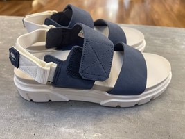 TIMBERLAND WOMEN&#39;S GREYFIELD SANDAL BACKSTRAP SANDAL DARK BLUE SUEDE A2Q... - $114.99