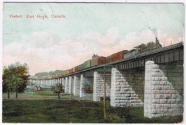 Postcard Railway Viaduct Port Hope Ontario Canada - £7.43 GBP