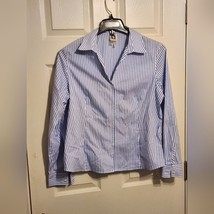 Anne Klein women size large button down shirt - $14.84