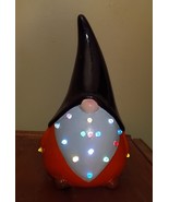 Gargoylery Studio Mid Century Modern MCM Retro Style Orange Gnome Signed... - $59.00