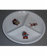 Pillivuyt TRI DIVIDED GRILL PLATE Holiday Theme MADE IN FRANCE - $20.33 CAD