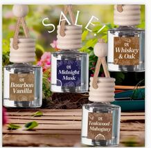 4 car hanging scent whis key - teak - Bourbon- musk - $32.37