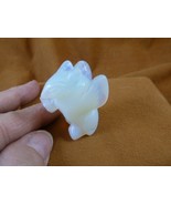 Y-GRI-573 White Opalite GRIFFIN gryphon gemstone figurine statue Eagle Lion - $373.91 MXN