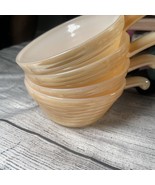 Vintage Fire King Peach Luster Custard Cup 6 Oz. Ramekin Scalloped Edge ... - $25.00