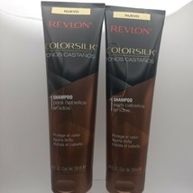 LOT OF 4 Revlon Colorsilk Shampoo,  All Brown Shades, Protects Color, 8.45oz ea - $18.80