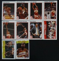 1991-92 Hoops Atlanta Hawks Team Set Of 10 Basketball Cards Missing 3 Cards - £1.40 GBP