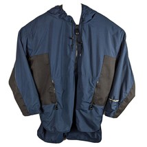 Beach Windbreaker Jacket (Body Glove) Mens Large Navy Blue (Oversized) - £48.74 GBP