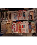 Lot of 12 Sewing Patterns - Top, Dress, Jacket &amp; More Simplicity, Butter... - £20.07 GBP