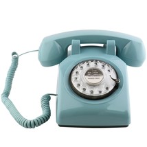 Retro Rotary Dial Phone 1960S Style Vintage Telephone Old-Fashioned Desk Landlin - £61.36 GBP