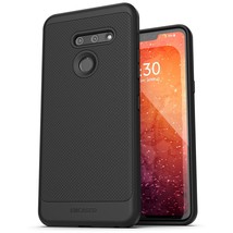 Thin Armor For Lg G8 Thinq Case (Slim Fit) Flexible Grip Cover - Black - £15.68 GBP