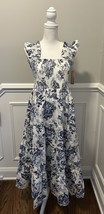 NEW KOURT Women’s Calypso Blue Multi Floral Dress Size Large NWT - $89.50