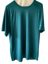 Champion Mens Turquoise Short Sleeve Athletic Athleisure Tee Tshirt Top Euc L - £9.36 GBP