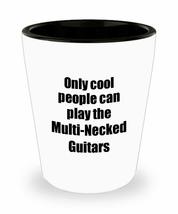 Multi-necked Guitars Player Shot Glass Musician Funny Gift Idea For Liquor Lover - £10.26 GBP