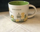 Starbucks Wisconsin Coffee Mug You Are Here Series 2014 14 Oz - £20.98 GBP