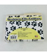 Designer Dalmatian Puppies Dog Dogs Paw Print Teacher Teaching File Fold... - £10.40 GBP