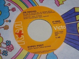 Jim Reeves Gypsy Feet He Will 45 Rpm Record Vinyl Rca Label - £12.57 GBP