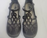 JAMBU JBU Sydney Women&#39;s Sandal Size 10 Gray Memory Foam Comfort Walking... - $26.72