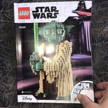 Manual Only Yoda Star Wars Disney Lego Set #75255 Instruction Book - $9.75