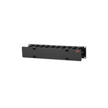 APC AR8600A HORIZONTAL CABLE MANAGER 2U X 4 DEEP SINGLE SIDED WITH COVER - $195.09