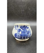 Vintage Sadler Transferware Staffordshire Blue Willow Sugar Bowl China C... - £12.59 GBP
