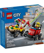 LEGO City Pizza vs. Fire Truck Race Car Pack Toy - Building Toy for Kids... - $29.00