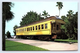 Postcard Henry Morrison Flagler Museum Rambler Railroad Car Palm Beach Florida - £3.54 GBP