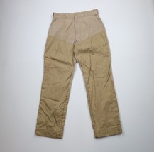 Vintage 90s Streetwear Mens 34x32 Distressed Wide Leg Hunting Field Brus... - $59.35