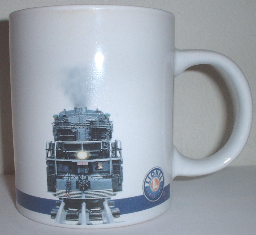 Lionel trains ceramic coffee mug with steam locomotive - $15.00