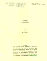 1983’s VOYAGERS!: SNEAK ATTACK rare original TV series script - $551.07 MXN