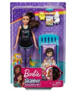 Barbie Skipper Babysitters Inc. Bedtime Playset With Skipper Doll, Toddl... - $54.04 CAD
