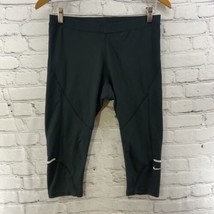 Nike Fit Dry Pants Womens Sz S Stretch Black Capri Athletic  - £12.45 GBP