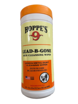 Hoppes Lead/Metal Dust Remover 6 x 8&quot; Skin Cleansing Wipes LBG40 - 40 Wipes - £13.29 GBP