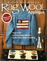 Rag Wool Applique : Easy to Sew - Use Any Sewing Machine - Quilts Home Decor - £15.57 GBP