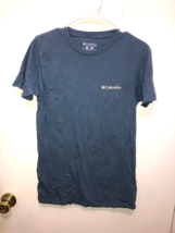 Columbia Mens SZ Small Double Sided Graphic Cotton T Shirt - $8.90