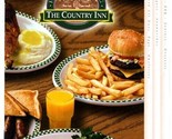 The Country Inn Menu Homestyle Cooking Detroit Michigan Area 1990&#39;s - $19.85