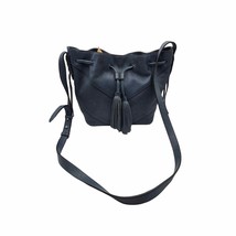 Vince Camuto Women&#39;s Blue Leather Handbag Shoulder Bag Tassles - $742.42 MXN