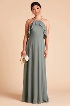 Birdy Grey JULES DRESS CHIFFON SEA GLASS XL NEW NWT BRIDESMAID WEDDING - $598.92 MXN